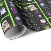 1979 Geboortejaar Trivia Cadeaupapier (Rol Hoek)