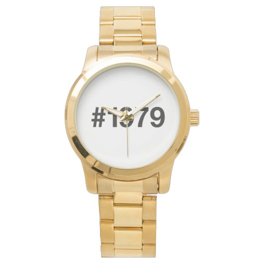 1979 Hashtag 46 Verjaardag Jubileum Horloge (Voorkant)