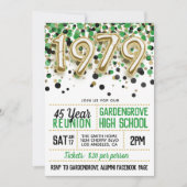 1979 High School College Reunion Uitnodiging (Voorkant)