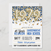 1979 High School College Reunion Uitnodiging (Voorkant)