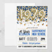 1979 High School College Reunion Uitnodiging (Voorkant / Achterkant)