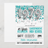 1979 High School College Reunion Uitnodiging (Voorkant / Achterkant)
