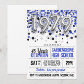 1979 High School College Reunion Uitnodiging (Voorkant / Achterkant)