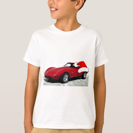1979 Kerstrood corvette T-shirt (Voorkant)