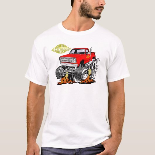 1979 Lil Red Express Pickup Truck Cartoon T-shirt (Voorkant)
