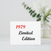 1979 Limited Edition Briefkaart (Staand voorkant)