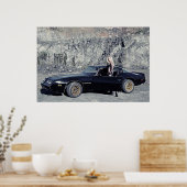 1979 Pontiac Trans Am 6,6 Liter V8 Poster (Keuken)