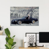 1979 Pontiac Trans Am 6,6 Liter V8 Poster (Thuiskantoor)