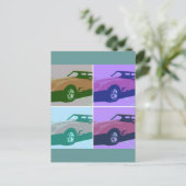 1979 Red Classic Car Briefkaart (Staand voorkant)