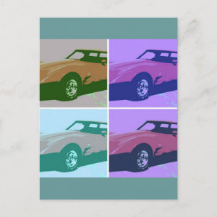 1979 Red Classic Car Briefkaart