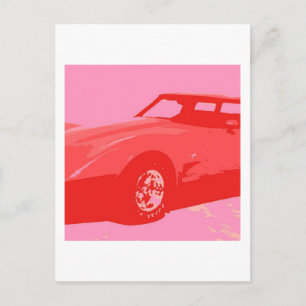 1979 Red Classic Car Briefkaart