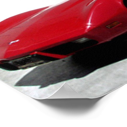 1979 Red Corvette Classic Poster (Hoek)