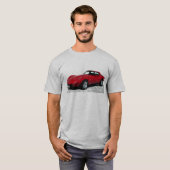 1979 Red Corvette Classic T-shirt (Voorkant volledig)