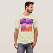 1979 Red Corvette Pop Art T-shirt (Voorkant volledig)