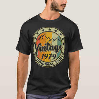 1979 Retro 43 jaar oud cadeau 43 jaar T-shirt
