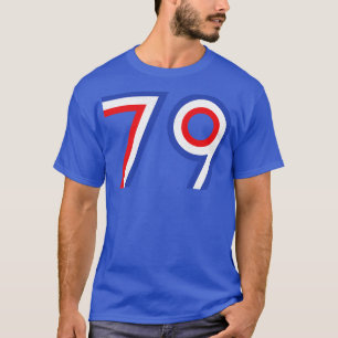 1979 retro geboorte gen x millenial t-shirt