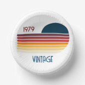  1979 Retro Stripe Sun Papieren Kommen (Voorkant)