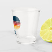  1979 Retro Stripe Sun Shot Glas (Rechts)