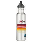 1979 Retro Stripe Sun Waterfles (Links)