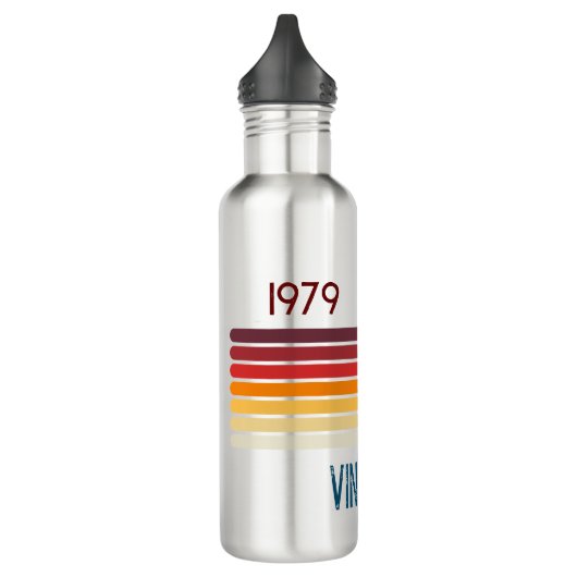  1979 Retro Stripe Sun Waterfles (Links)