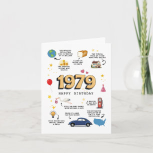1979 Verjaardag Kaart voor man en vrouw