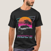 198039S Retro Wave Chevy Camaro Iroc-Z T-shirt (Voorkant)
