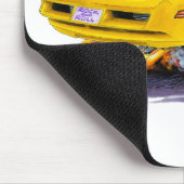 1980-82 Corvette gele auto Muismat (Hoek)