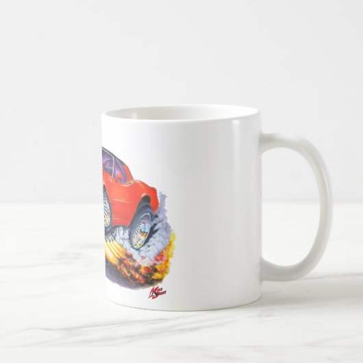 1980-82 Corvette Red Car Koffiemok (Rechts)