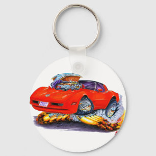 1980-82 Corvette Red Car Sleutelhanger