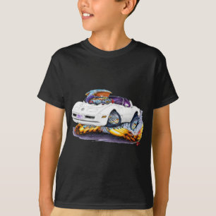 1980-82 Corvette White Car T-shirt