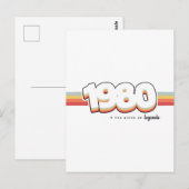 1980 De geboorte van legenden Briefkaart (Voorkant / Achterkant)