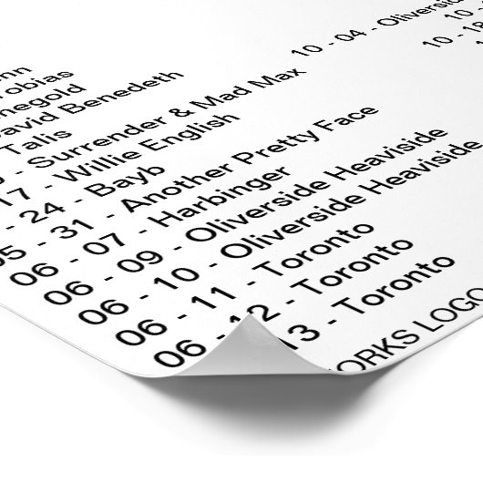 1980 - GASWERKEN POSTER (Hoek)