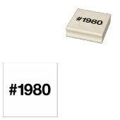 1980 Hashtag 45 Verjaardag Jubileum Rubberstempel (Gestempeld)