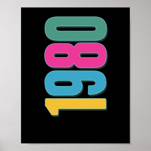 1980 het beste decennium poster (Voorkant)