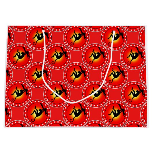 1980 Jaar van de Aap Groot Cadeauzakje (Voorkant)