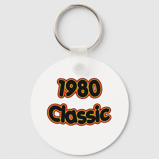 1980 Klassiek Sleutelhanger (Voorkant)