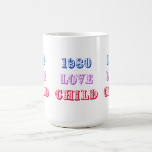 1980 Liefde voor kinderen Koffiemok (Center)