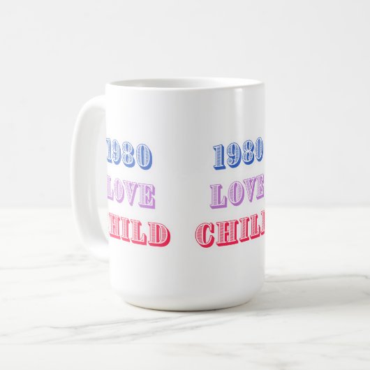 1980 Liefde voor kinderen Koffiemok (Voorkant links)