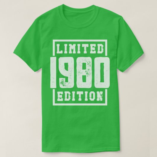 1980 Limited Edition T-shirt (Design voorkant)