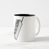 1980-mobiel tweekleurige koffiemok (Voorkant rechts)