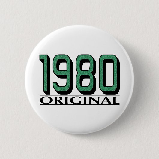1980 Origineel Ronde Button 5,7 Cm (Voorkant)