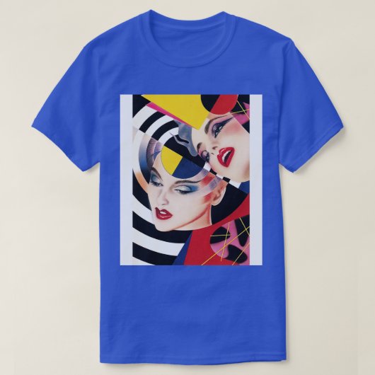 1980 Pater Sato New Wave Girls T-shirt (Design voorkant)