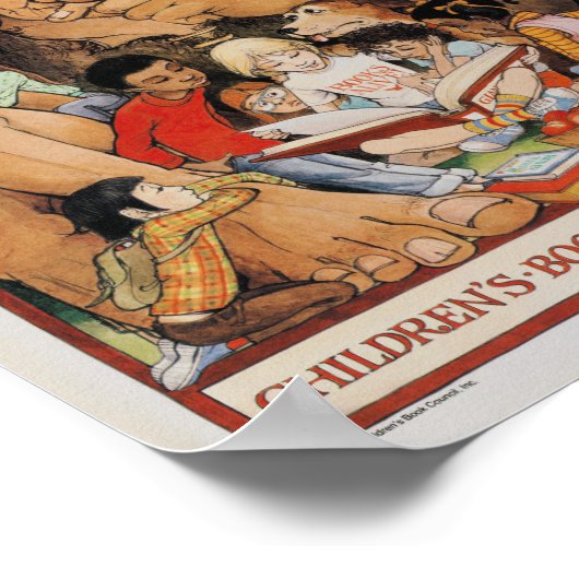 1980 Poster van de boekweek van kinderen (Hoek)