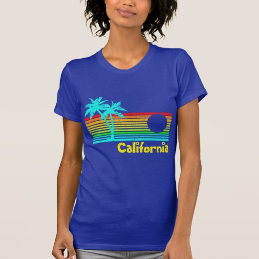 1980 Retro California T-shirt (Voorkant)