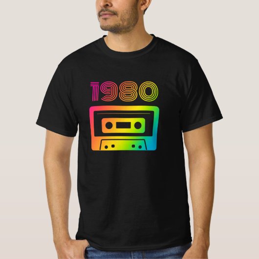 1980 Retro T-Shirt (Voorkant)