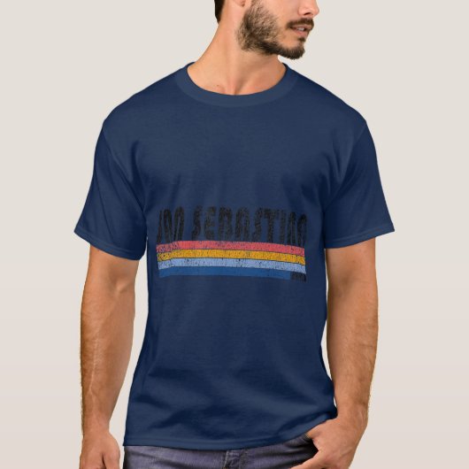  1980 Style San Sebastian Spanje T-shirt (Voorkant)