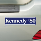 1980 Ted Kennedy For President Bumpersticker (Op auto)