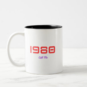 1980 Top Lied, Call Me Tweekleurige Koffiemok