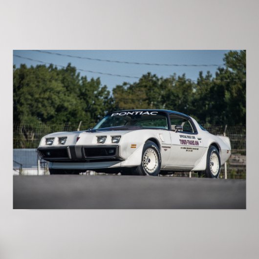 1980 Turbo Trans Am Pace Poster (Voorkant)