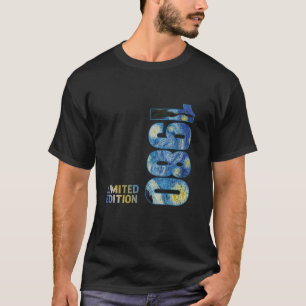1980 Verjaardag Vincent Van Gogh Sterrennacht T-shirt